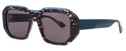 FACE A FACE SHIRO-3 Frame BURGUNDY MAZE Lens GREY