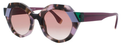 FACE A FACE ZAIKU 1 Frame LILA TORTOISE Lens BROWN GRADIENT