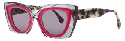 FACE A FACE HALOS 1 Frame INTENSE PINK Lens PURPLE TINT