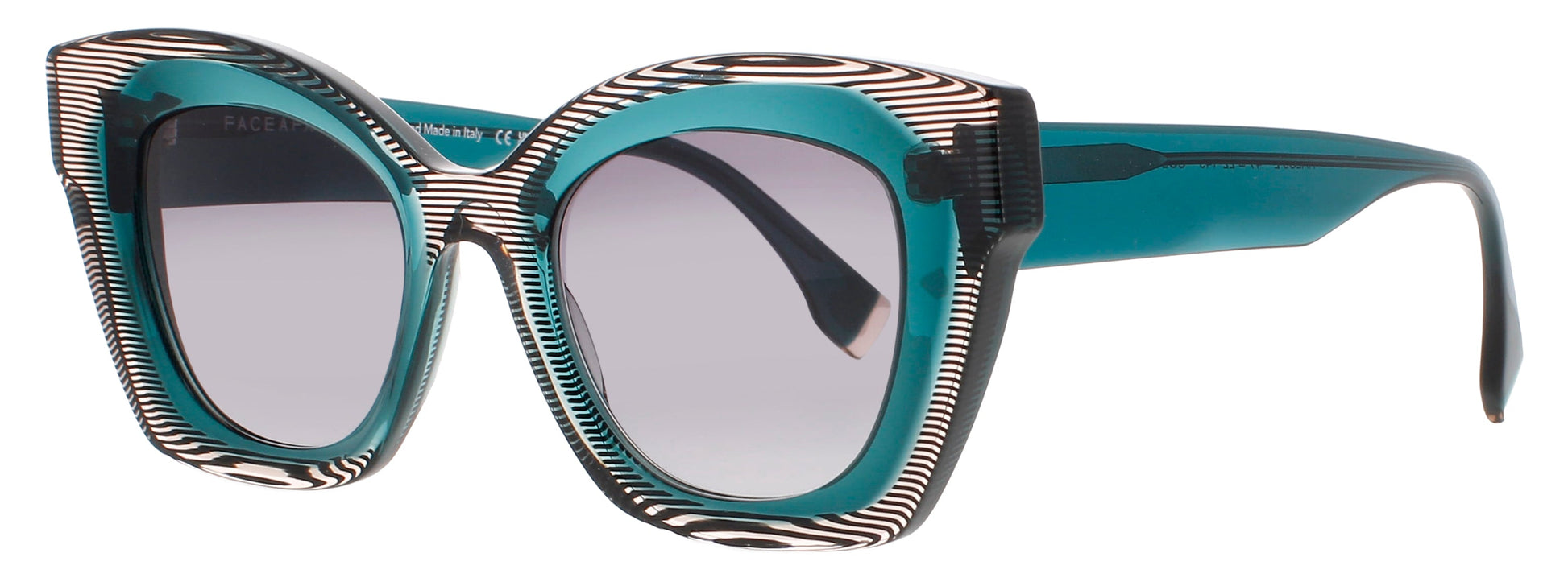 FACE A FACE HALOS 2 Frame DUCK BLUE Lens GREY GRADIENT