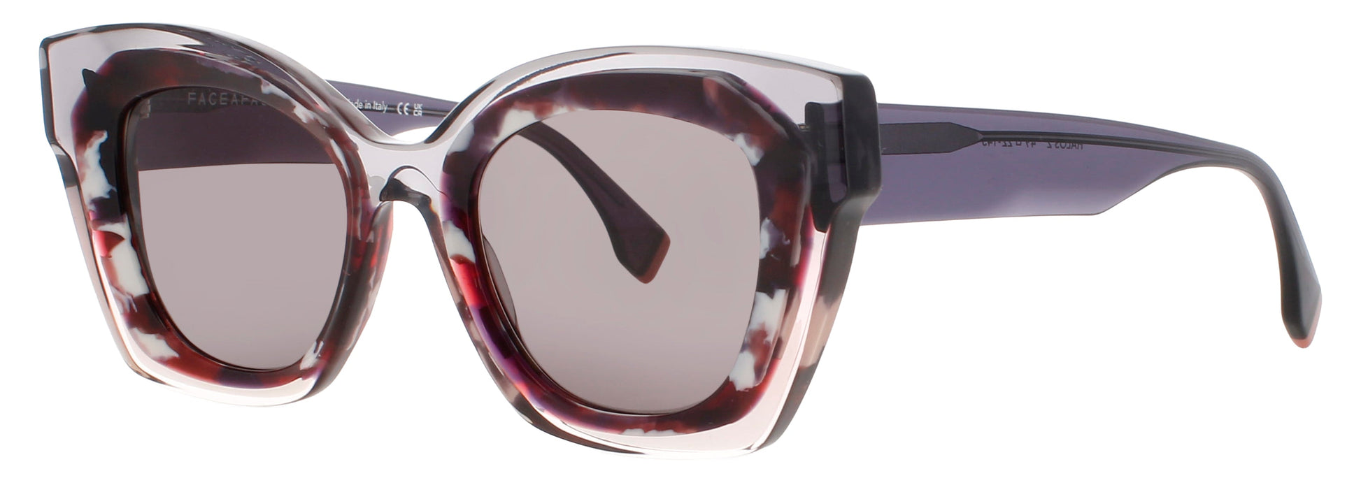 FACE A FACE HALOS 2 Frame PLUM CLOUD Lens BROWN TINT