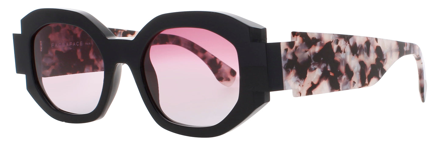 FACE A FACE NOTCHI 1 Frame BLACK Lens ROSE GRADIENT