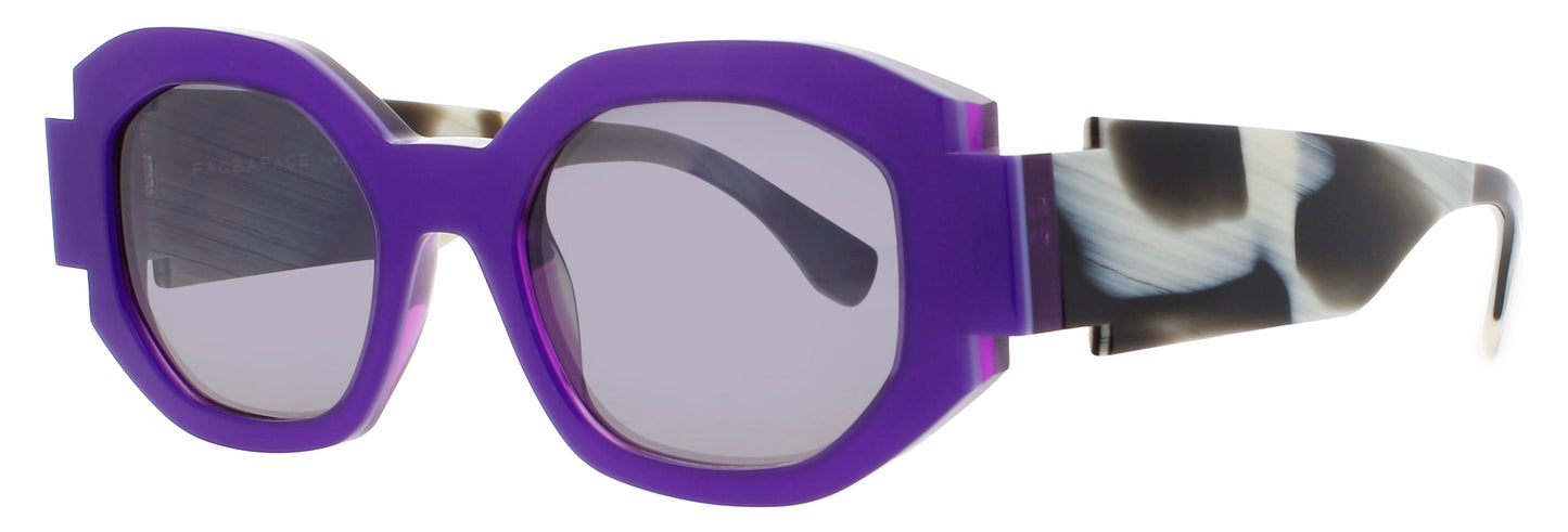 FACE A FACE NOTCHI 1 Frame INTENSE PURPLE Lens GREY TINT