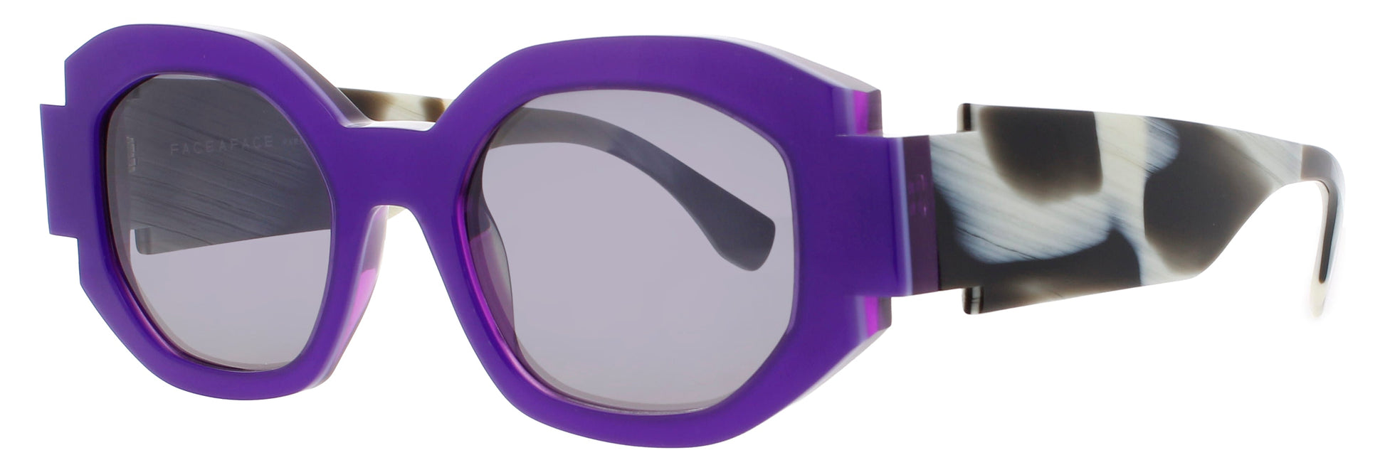 FACE A FACE NOTCHI 1 Frame INTENSE PURPLE Lens GREY TINT