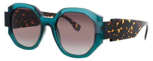 FACE A FACE NOTCHI 2 Frame DUCK BLUE TORTOISE Lens GRADIENT LIGHT BROWN