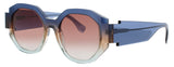 FACE A FACE NOTCHI 2 Frame BLUE BROWN SKY GRADIENT Lens GRADIENT LIGHT BROWN