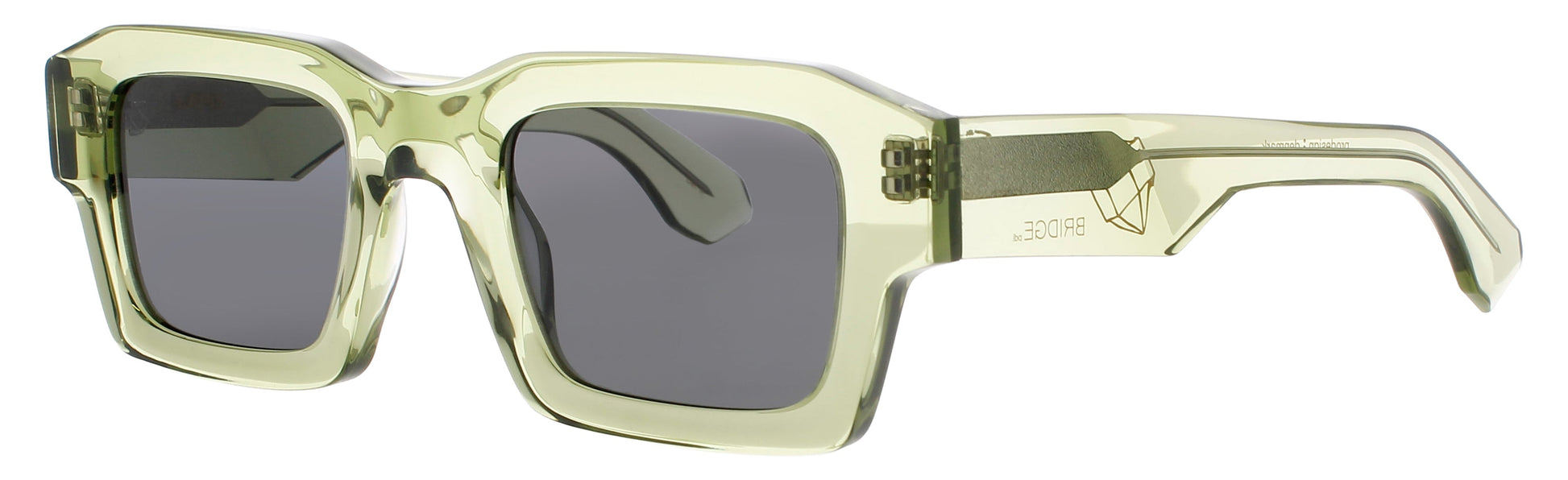 PRODESIGN LAPIS Frame OLIVE GREEN TRANSPARENT Lens SMOKE