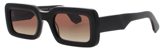 PRODESIGN MOONSTONE Frame BLACK DARK Lens BROWN GRADIENT