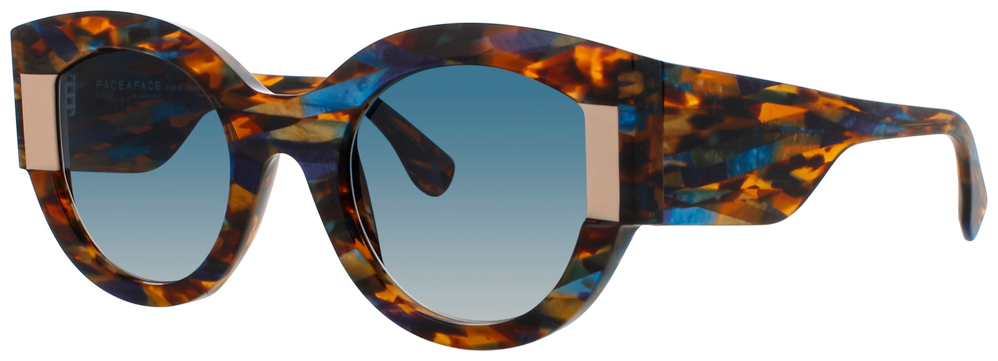 FACE A FACE KAKEMO 1 Frame BLUE TIZIANO Lens BLUE GRADIENT