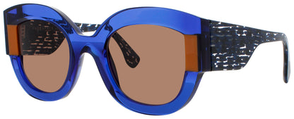 FACE A FACE KAKEMO 2 Frame ULTRA BLUE TRANSPARENT Lens BROWN