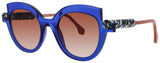 FACE A FACE SOTSAS 1 Frame ULTRA BLUE TRANSPARENT Lens BROWN GRADIENT