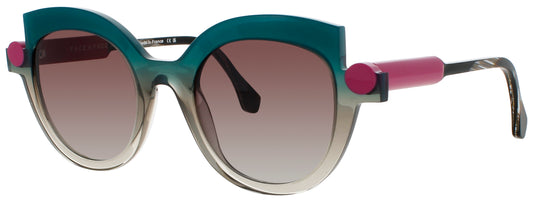 FACE A FACE SOTSAS 1 Frame GRADIENT GREEN SMOKED GLASS Lens BROWN GRADIENT