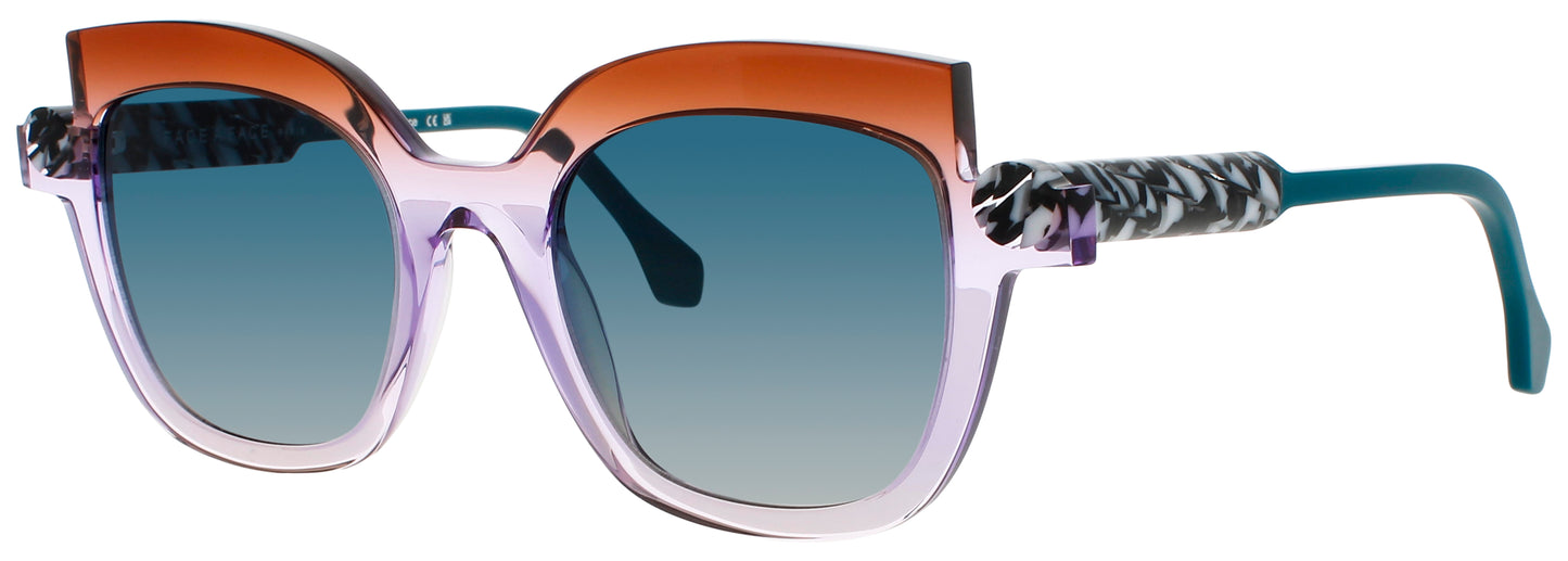 FACE A FACE SOTSAS 2 Frame GRADIENT PERRY BROWN Lens BLUE GRADIENT