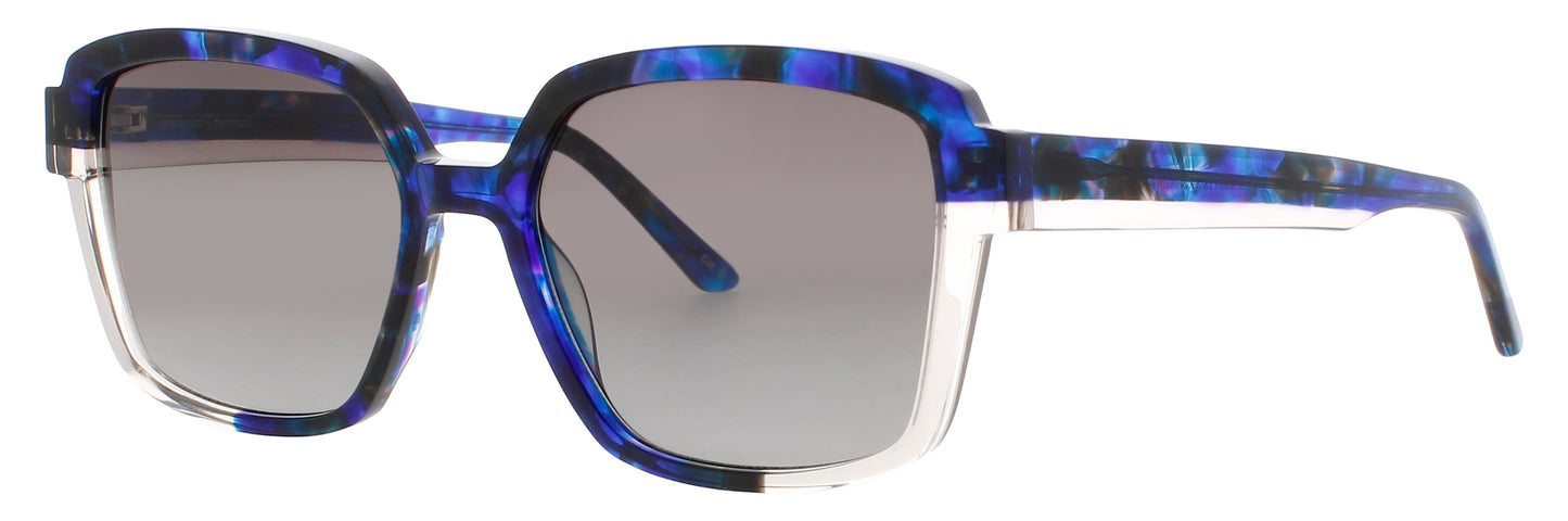 PRODESIGN SOMMER-2 Frame BLUE Lens SMOKE GRADIENT