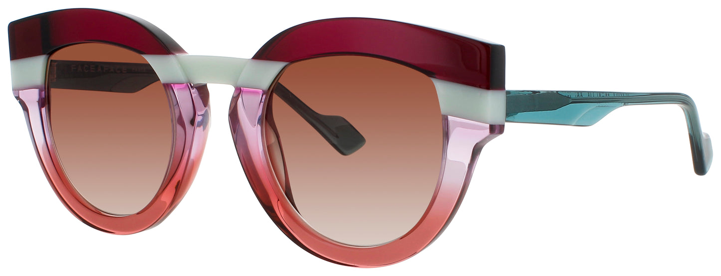 FACE A FACE BLANK 1 Frame VIOLET GRADIENT SUNSET Lens BROWN GRADIENT