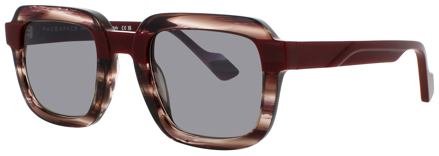 FACE A FACE BLANK 2 Frame MISTY BARK TORTOISE Lens GREY