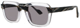 FACE A FACE BLANK 2 Frame GREY TRANSPARENT Lens GREY