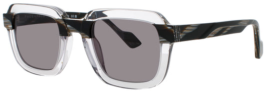 FACE A FACE BLANK 2 Frame GREY TRANSPARENT Lens GREY