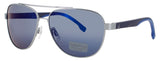 NAUTICA N107SP Frame MATTE SILVER Lens BLUE MIRROR