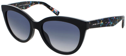 MARC JACOBS MARC 310/S Frame BLACK MULTICOLOR Lens DARK BLUE GRADIENT