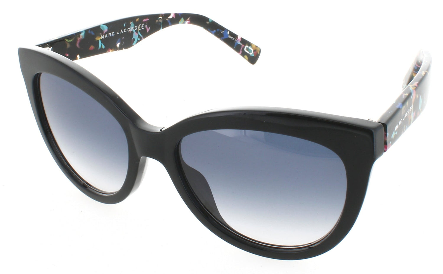 MARC JACOBS MARC-310/S Frame BLACK MULTICOLOR Lens DARK BLUE SHADED