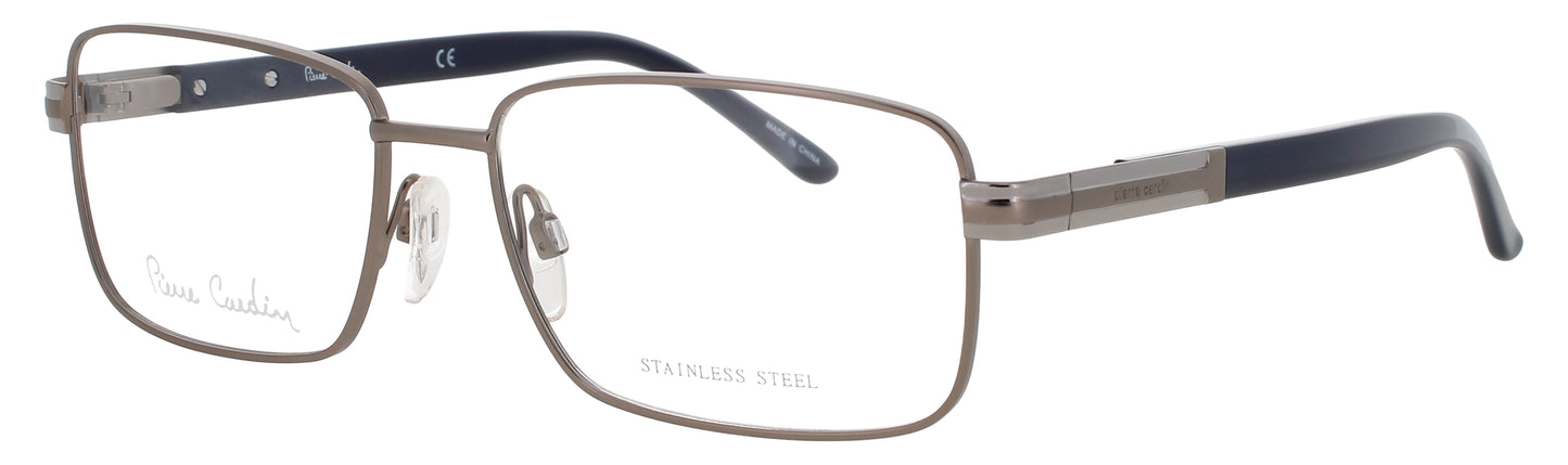 PIERRE CARDIN 6849 Frame  MATTE RUTHENIUM Lens DEMO