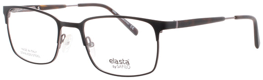 ELASTA E-7222 Frame BROWN RUTHENIUM Lens DEMO