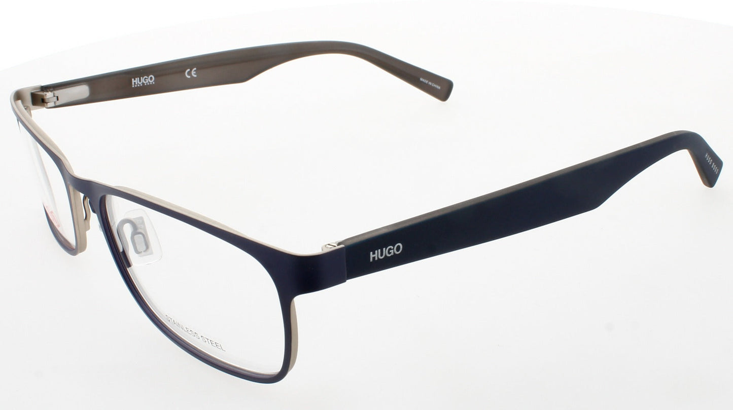 HUGO HG 0209 Frame MATTE BLUE GREY Lens DEMO