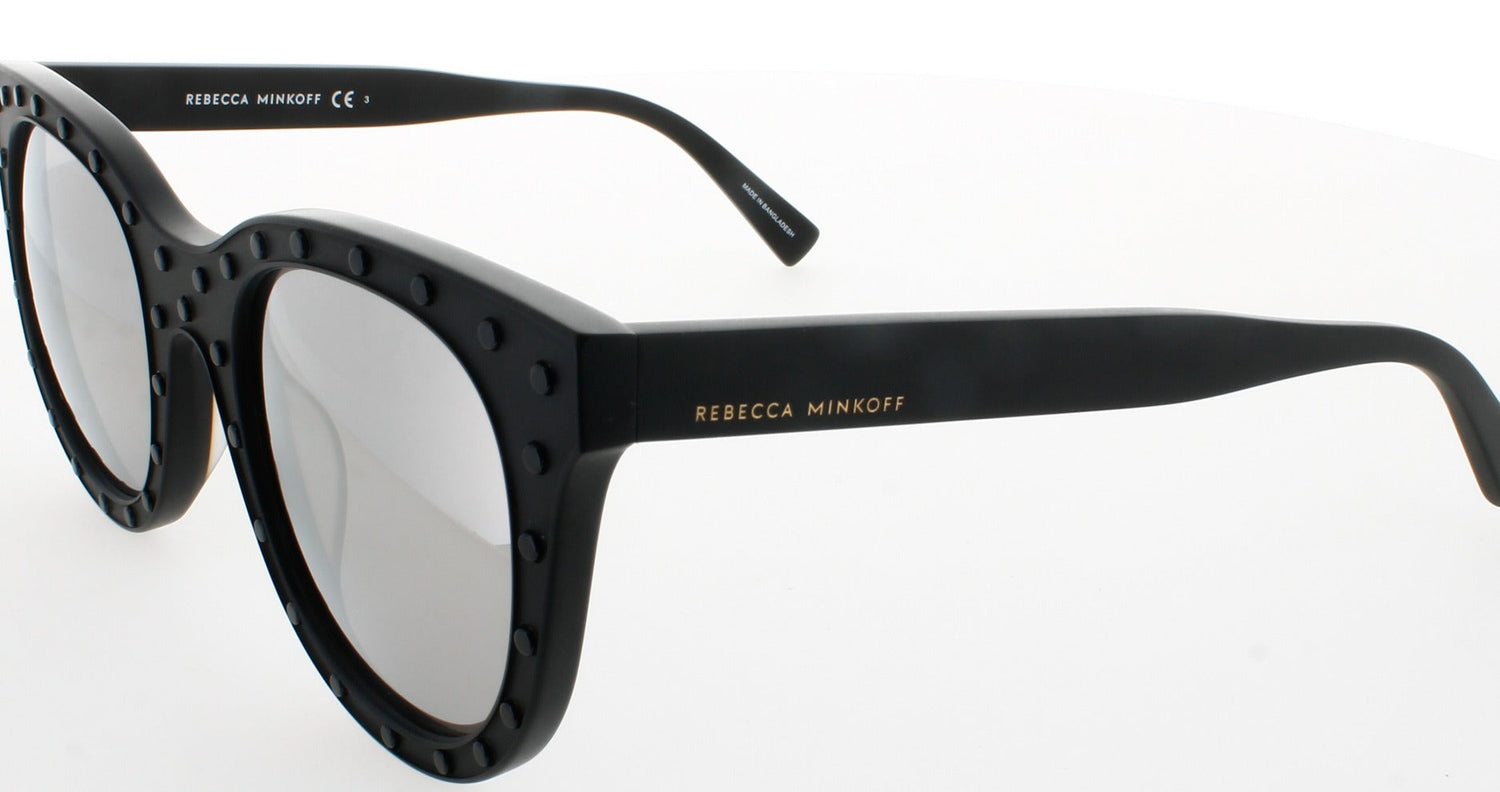 REBECCA MINKOFF CYNDI 2/S Frame MATTE BLACK Lens GREY MIRROR