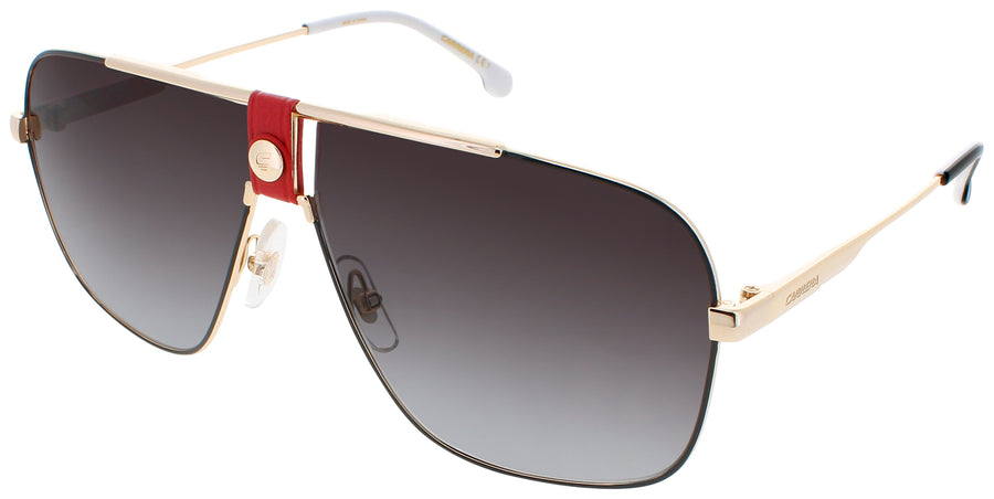 CARRERA 1018/S Frame GOLD RED Lens DARK GREY GRADIENT