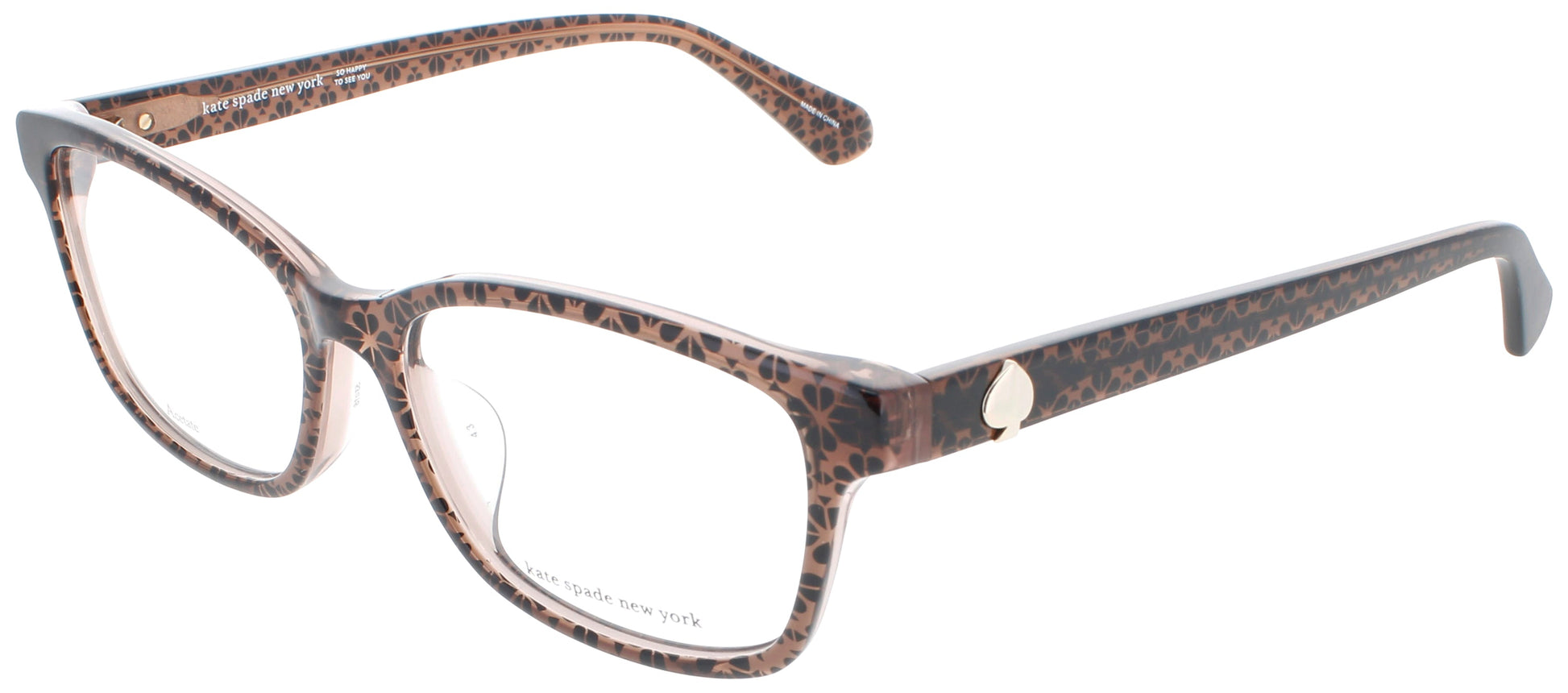 KATE SPADE KARIANE/F Frame BROWN PATTERN Lens DEMO
