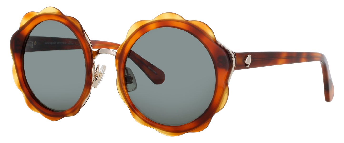 KATE SPADE KARRIE/S Frame HAVANA Lens GREEN TINT