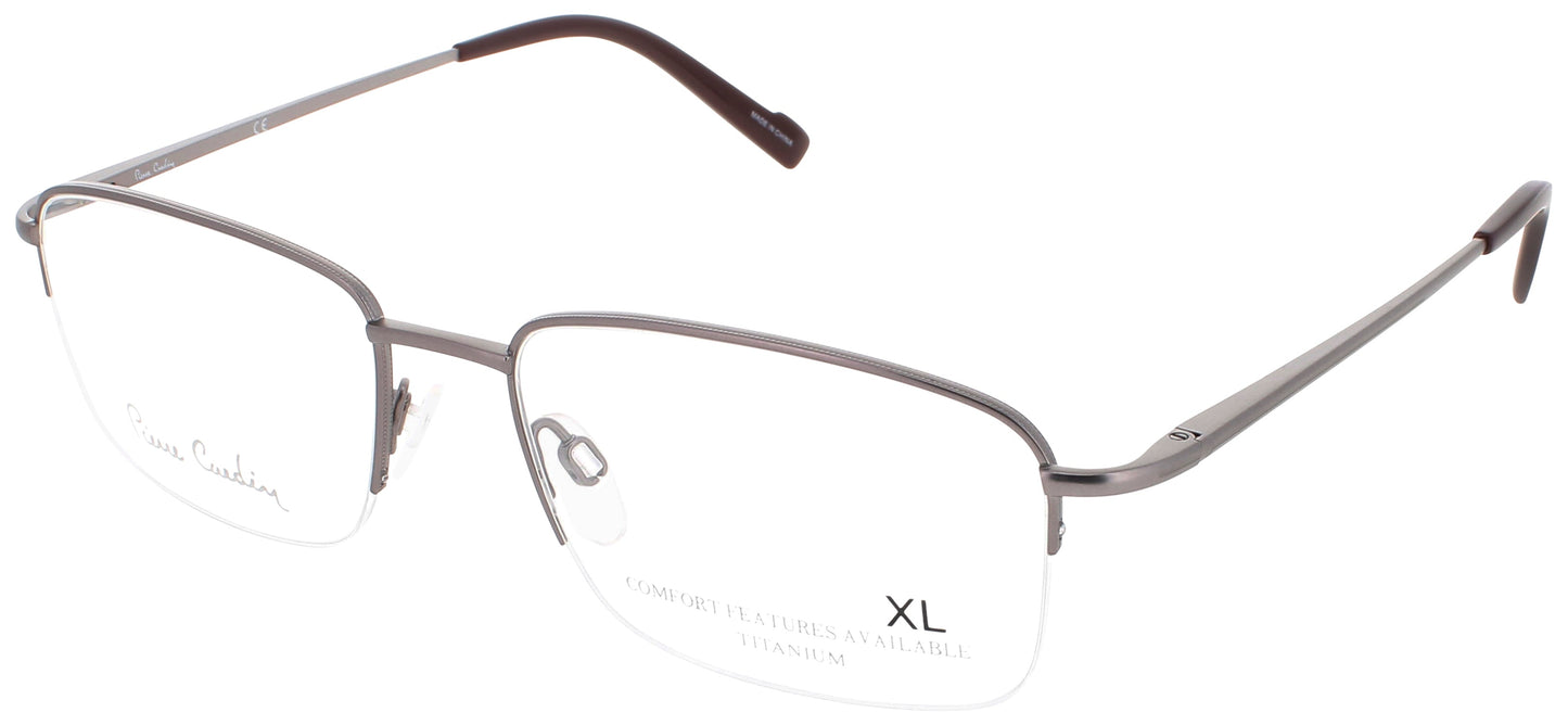 PIERRE CARDIN PC 6869 Frame MATTE DARK RUTHENIUM Lens DEMO