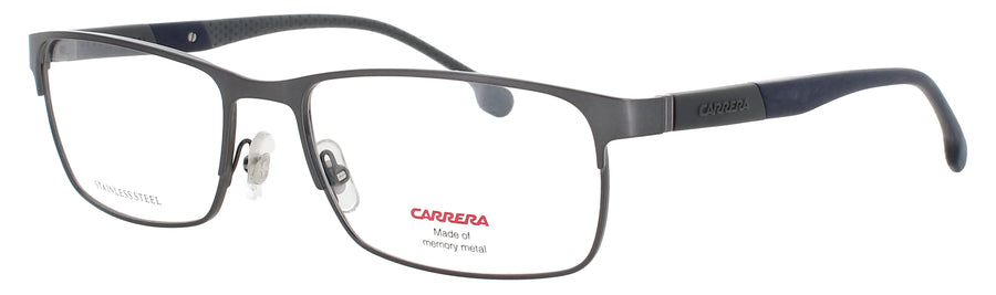 CARRERA 8849 Frame MATTE RUTHENIUM/BLUE Lens DEMO