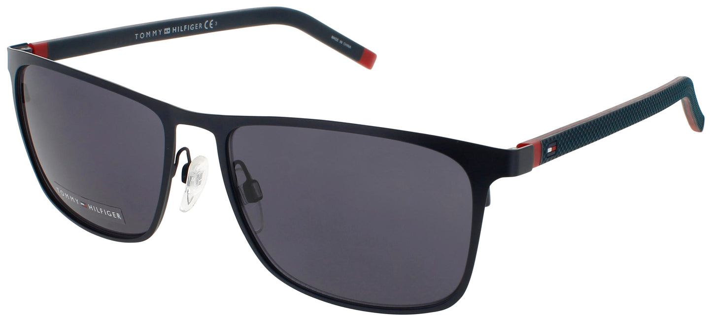 TOMMY HILFIGER TH 1716/S Frame MATTE BLUE RED Lens GREY