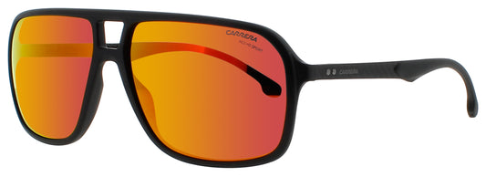 CARRERA 8035/S Frame MATTE BLACK Lens RED MIRROR