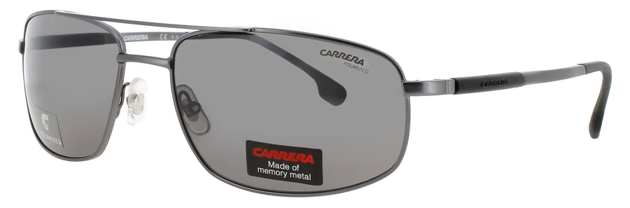 CARRERA 8036/S Frame MATTE DARK RUTHENIUM Lens GREY POLARIZED