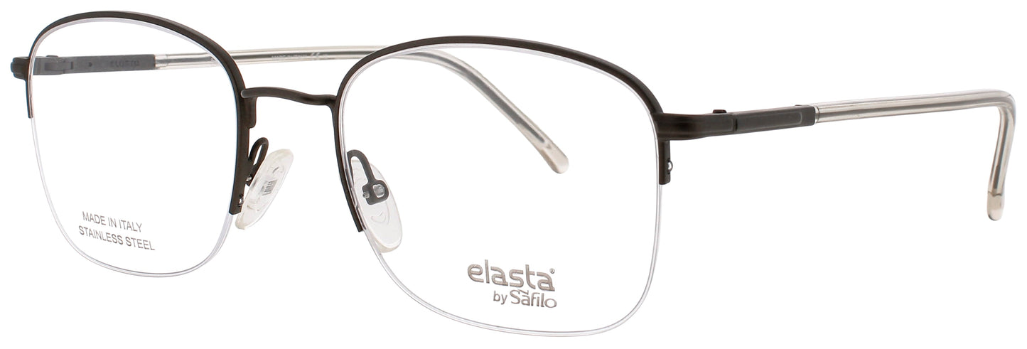 ELASTA E 7242 Frame ANTIQUE BROWN Lens DEMO