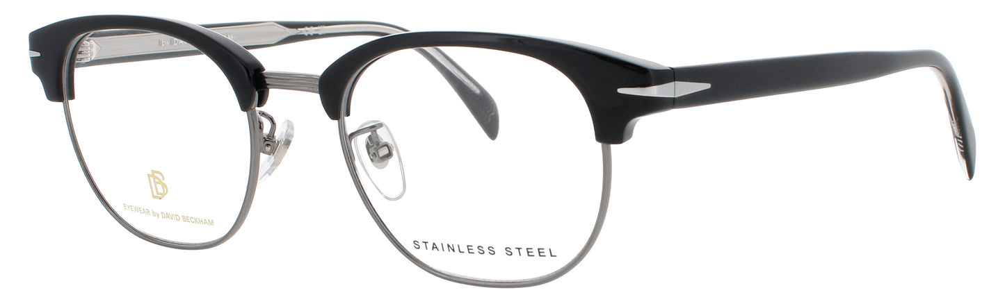 DAVID BECKHAM 1012 Frame BLACK / SILVER Lens DEMO