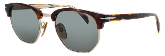DAVID BECKHAM DB 1002/S Frame HAVANA Lens GREEN TINT