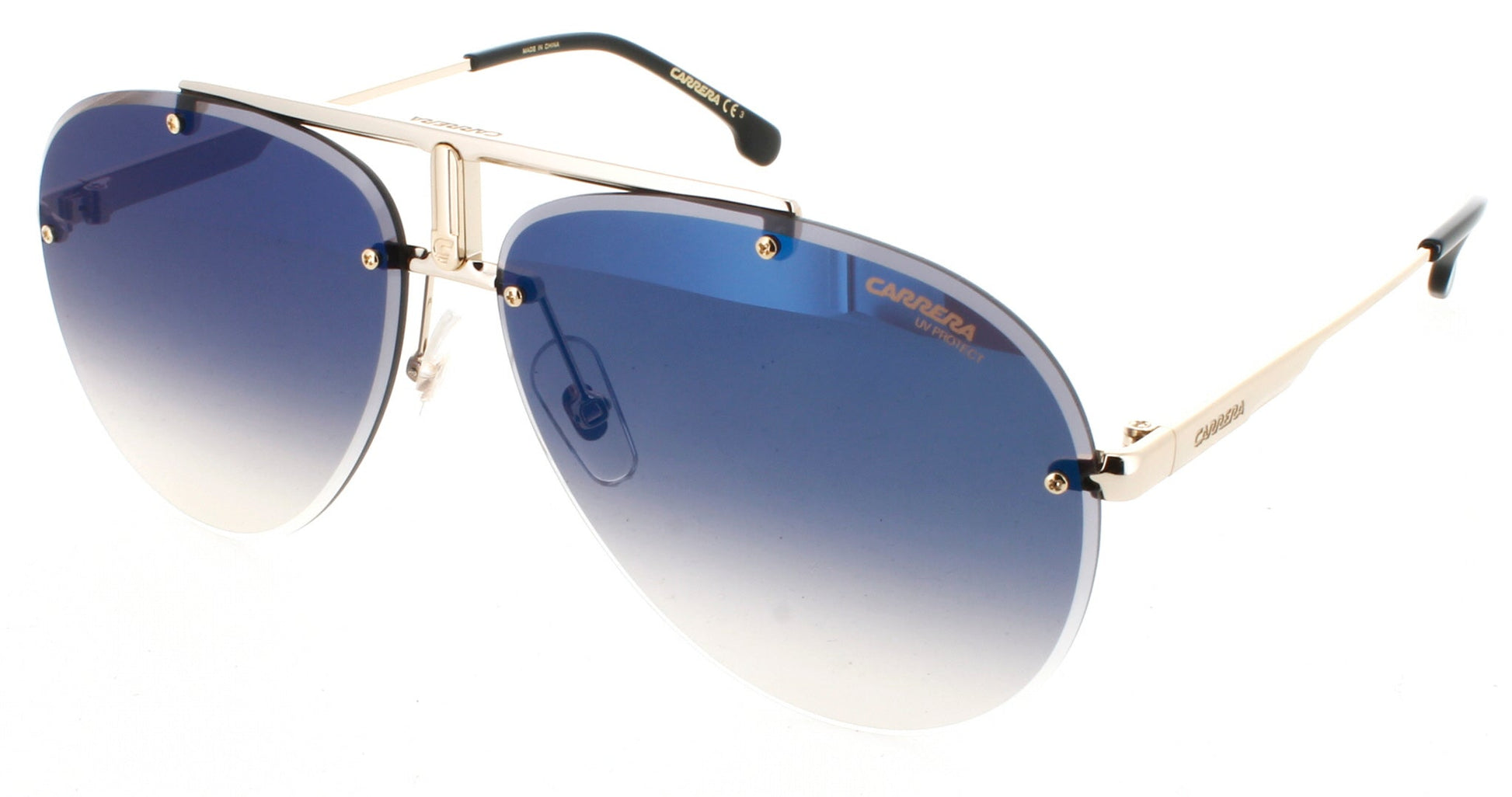 CARRERA 1032/S Frame GOLD BLACK Lens BLUE GRADIENT