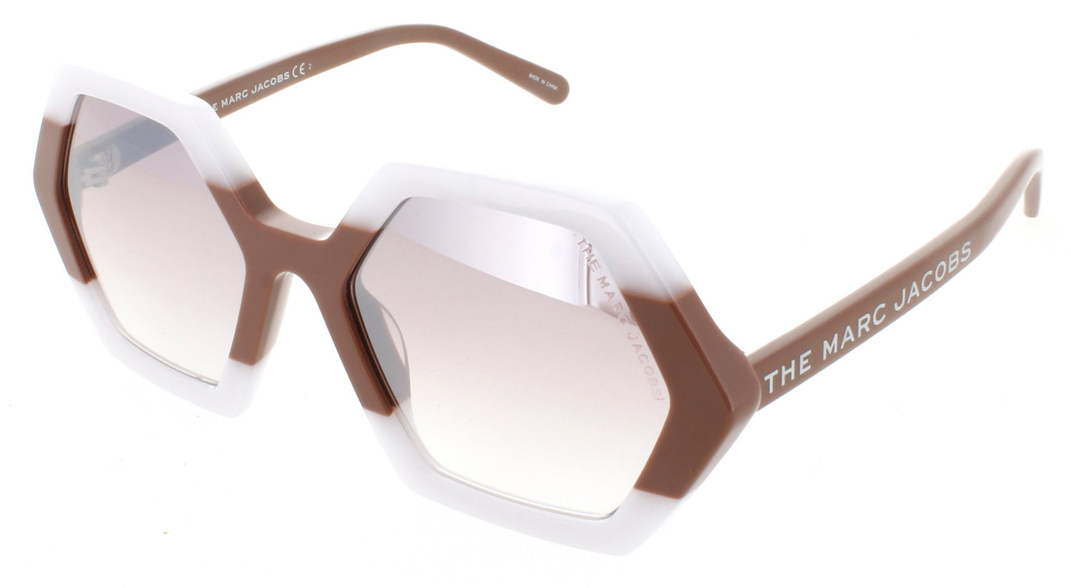 MARC JACOBS MARC-521/S Frame NUDE WHITE Lens BROWN SILVER MIRROR