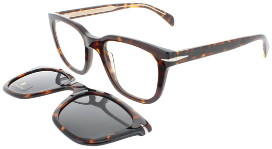 DAVID BECKHAM DB 7043/CS Frame HAVANA Lens GREY POLARIZED