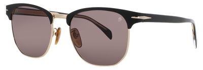 DAVID BECKHAM DB-7057/F/S Frame MATTE BLACK / GOLD Lens SMOKE