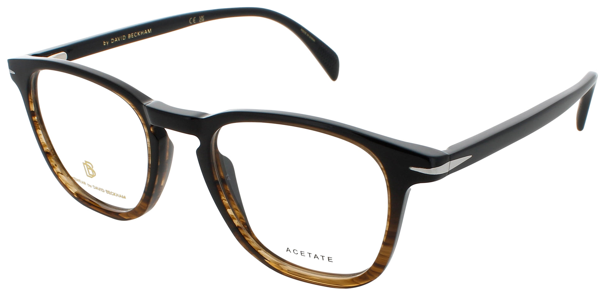 DAVID BECKHAM DB 1050 Frame BROWN HORN Lens DEMO