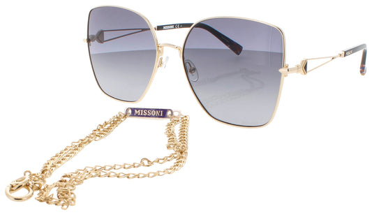 MISSONI MIS 0052/S Frame GOLD Lens DARK GREY GRADIENT