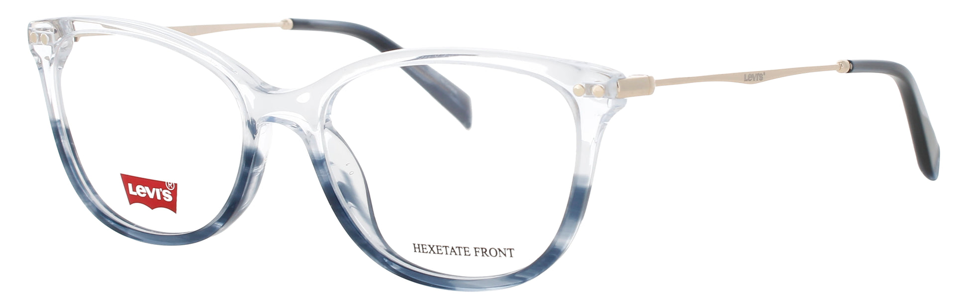 LEVI'S LV-5021 Frame  BLUE HORN Lens DEMO