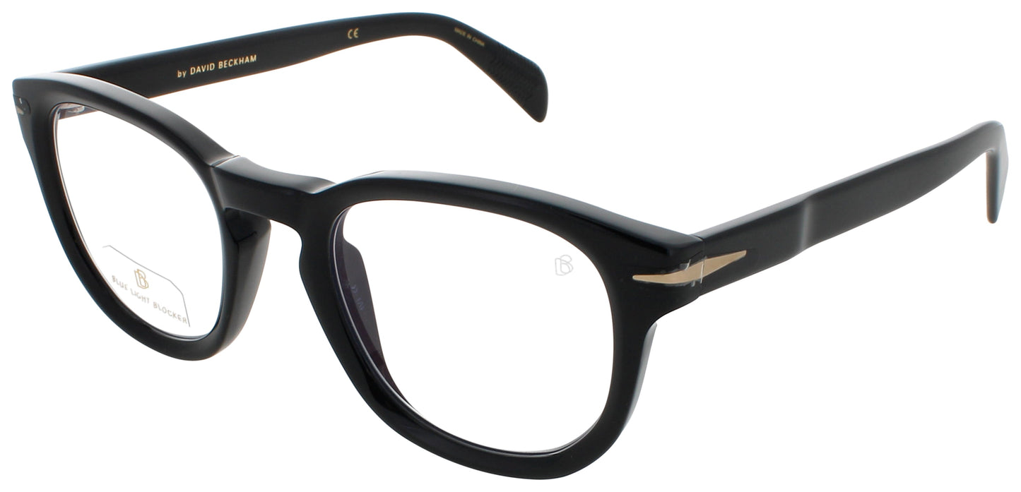 DAVID BECKHAM DB 7050/BB Frame BLACK Lens DEMO