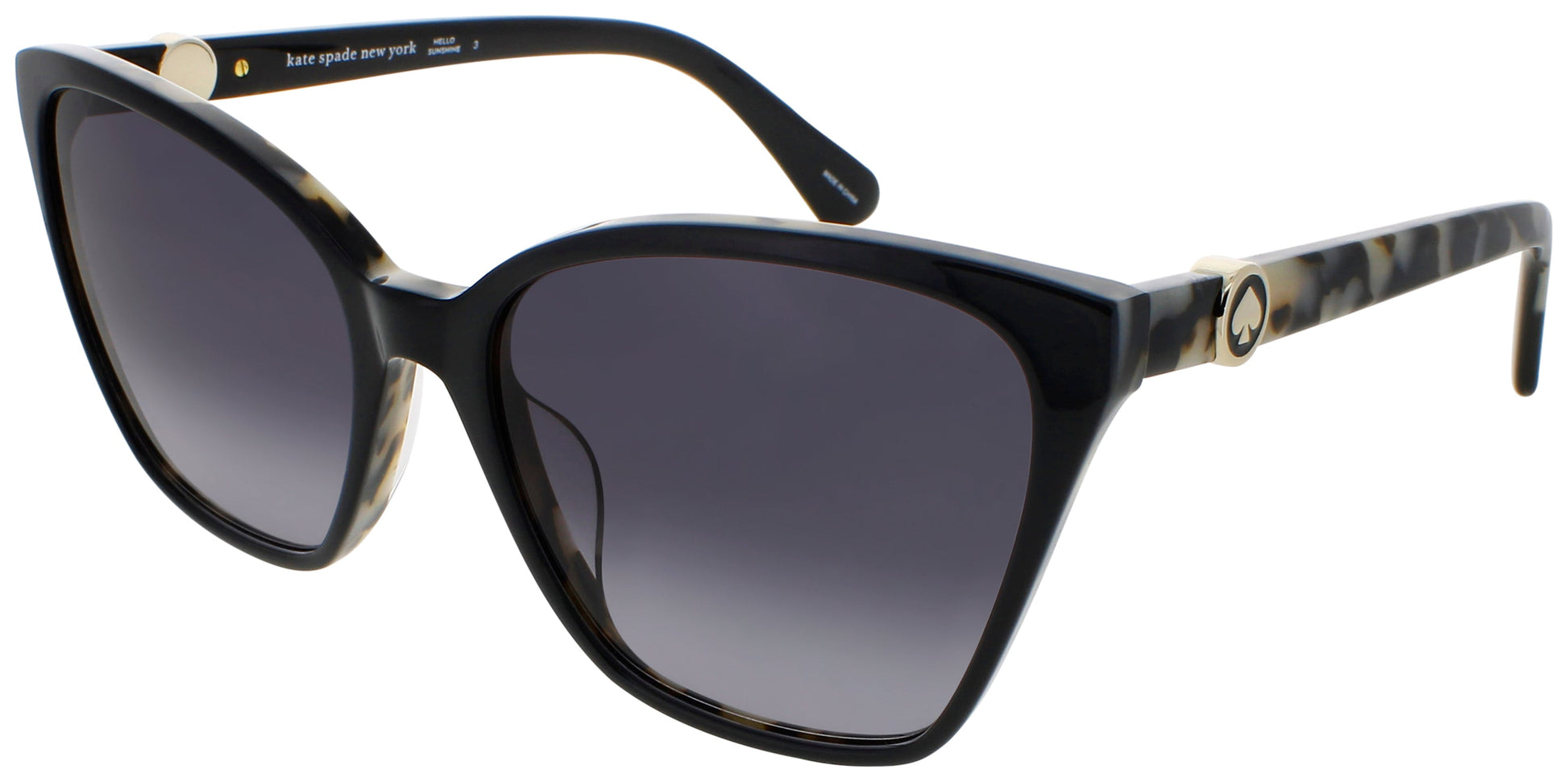 KATE SPADE AMIYAH/G/S Frame BLACK Lens DARK GREY