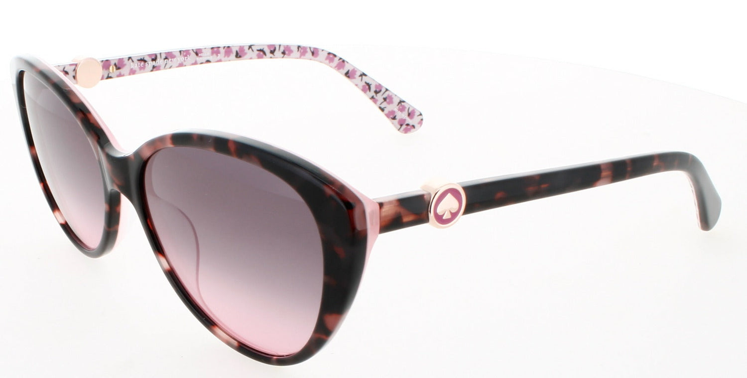 KATE SPADE VISALIA/G/S Frame PINK HAVANA Lens GREY FUCHSIA